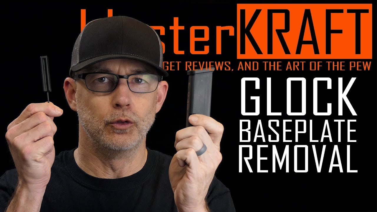 How a Glock Armorer Removes Magazine Baseplates!