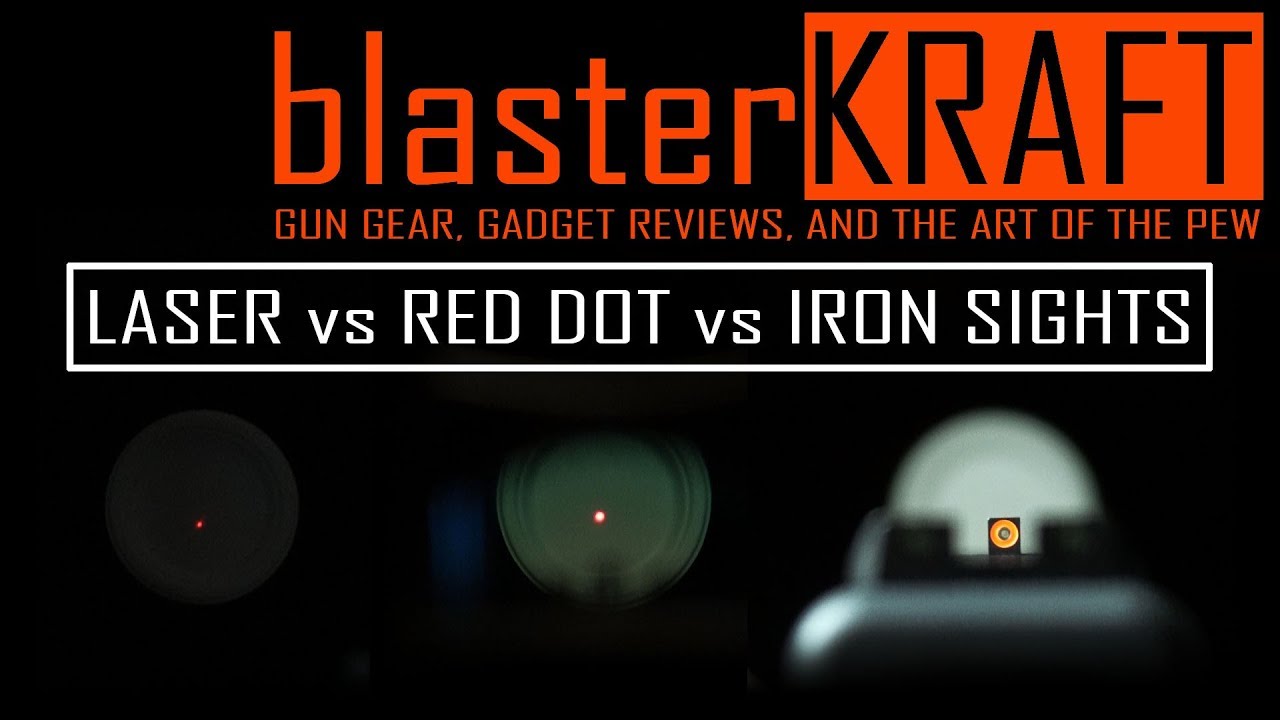 Laser vs Red Dot vs Plain Sights vs Night Sights