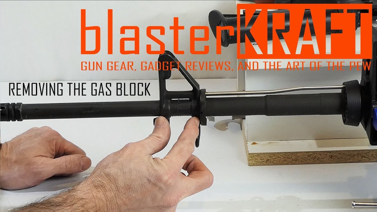 PT 2 : AR15 UPGRADE - REMOVING GAS BLOCK, GAS TUBE, BARREL NUT,  FLASH HIDER